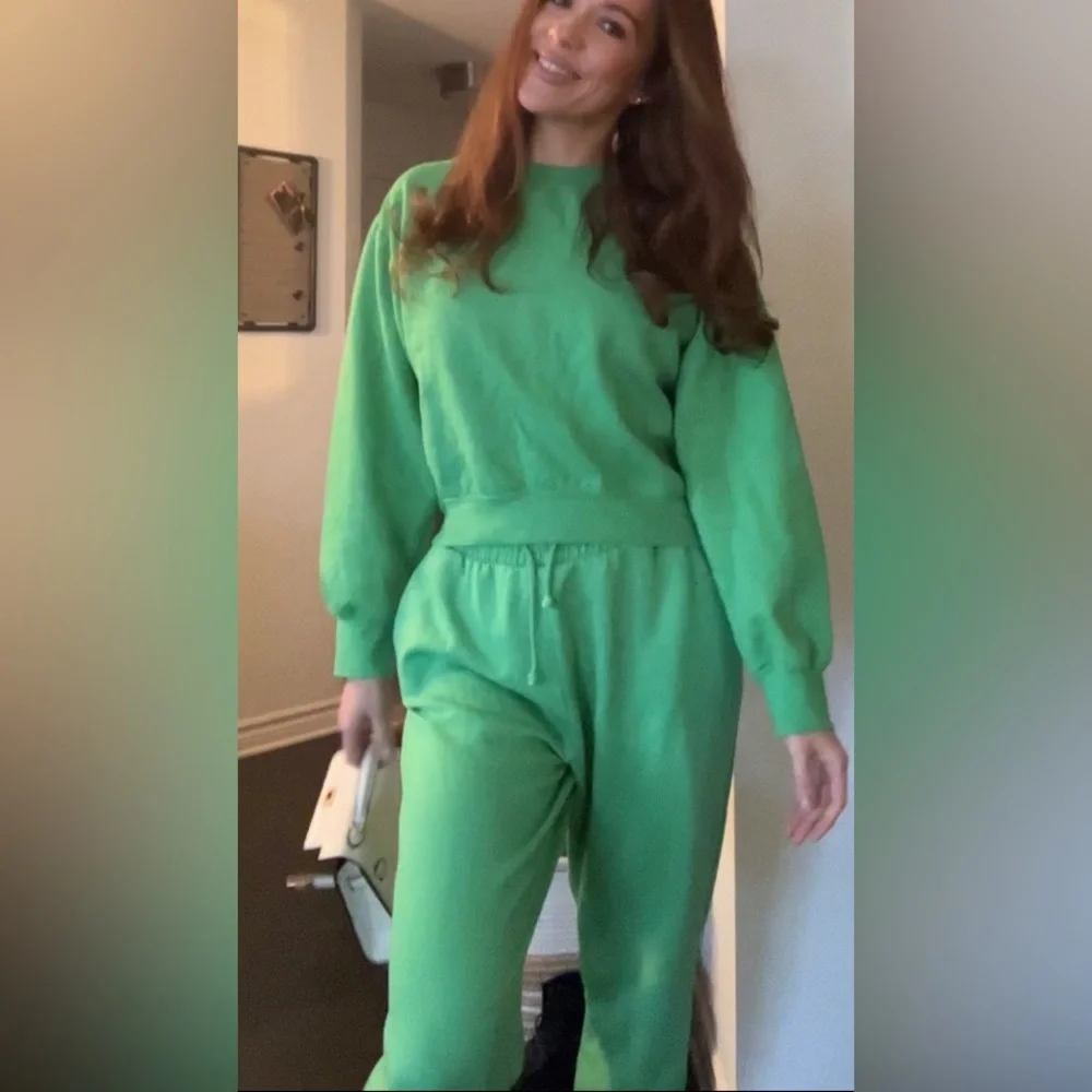 Zara Green sweatpants - Picture 7 of 7